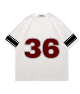 36 Stripe Sleeve Tee