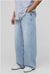 Light Wash Baggy Denim Jeans