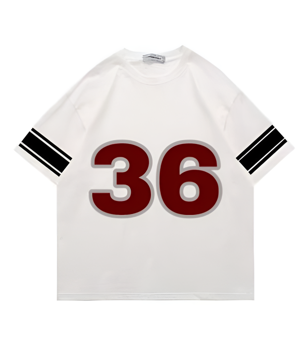 36 Stripe Sleeve Tee