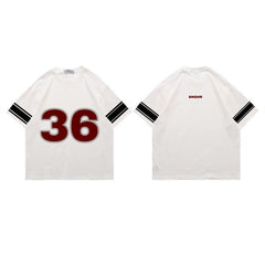 36 Stripe Sleeve Tee