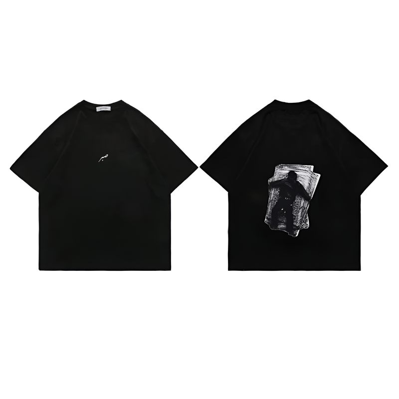 Abstract Figure Front & Back Tee