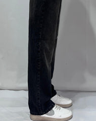 Washed Black Baggy Denim Jeans